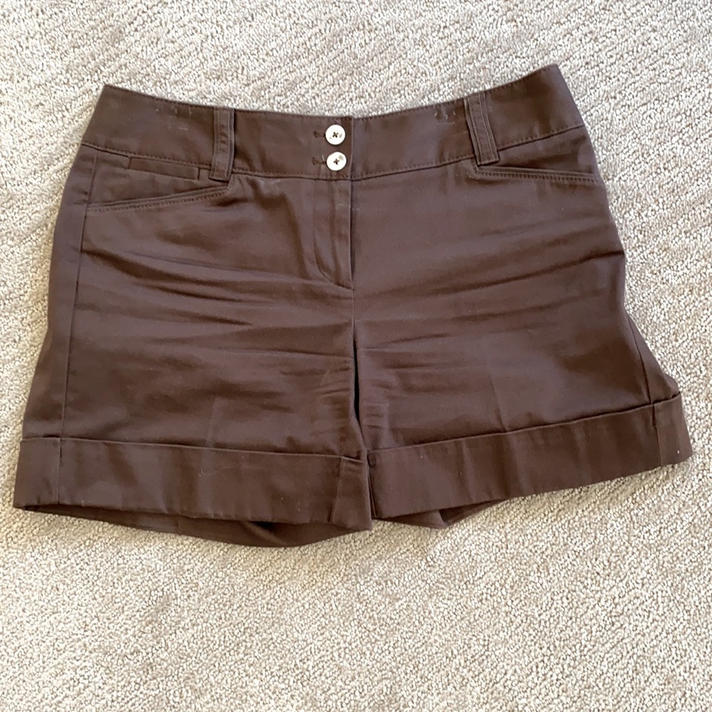 White House Black Market Brown Career Shirts | Size 0